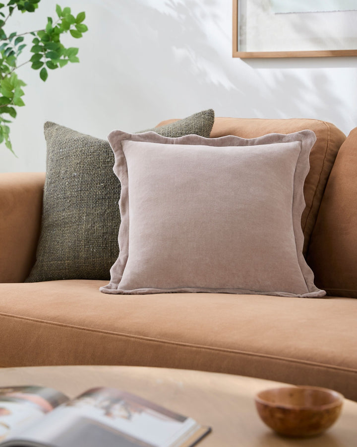 Effervescent Woven Cushion 51x51cm - Mauve Keiichi 2