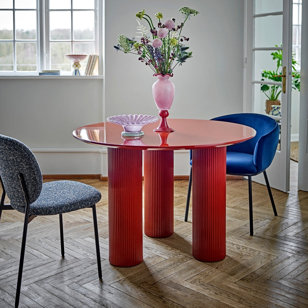Della Dining Table 110cm - Red