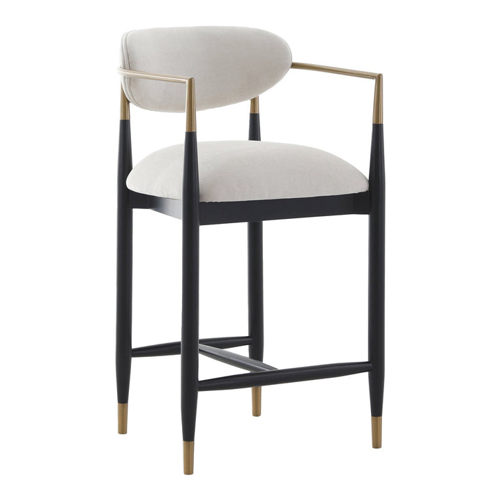 Soho Counter Stool - Ebony & Brass Keiichi 3