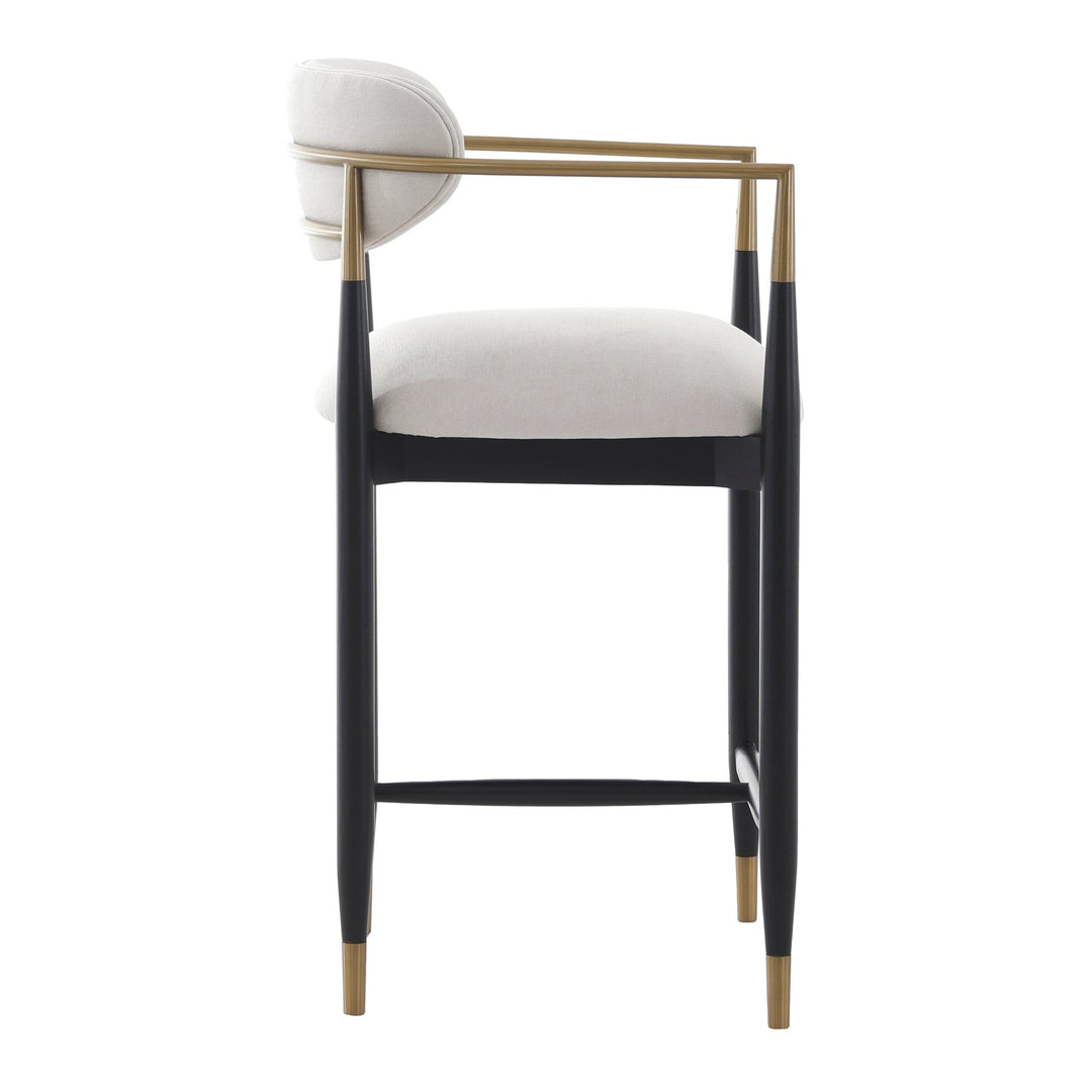 Soho Counter Stool - Ebony & Brass Keiichi 4