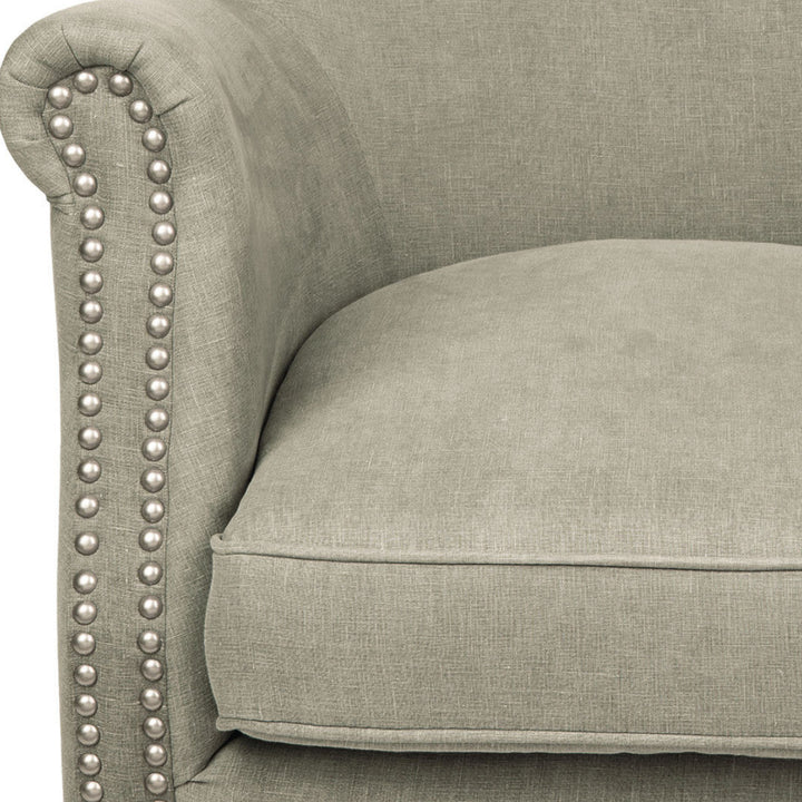 Claude Arm Chair - Beige Linen Blend