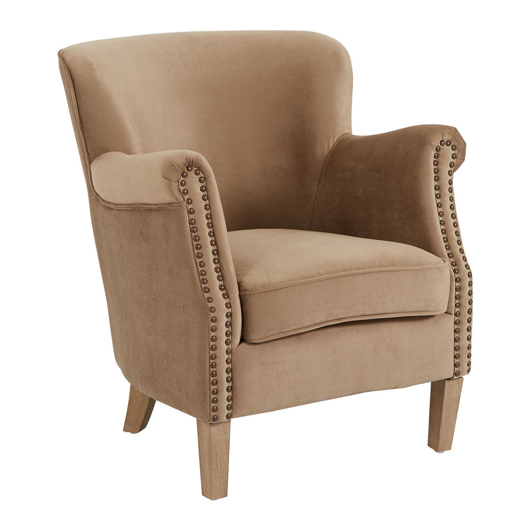 Claude Arm Chair - Cinnamon Velvet