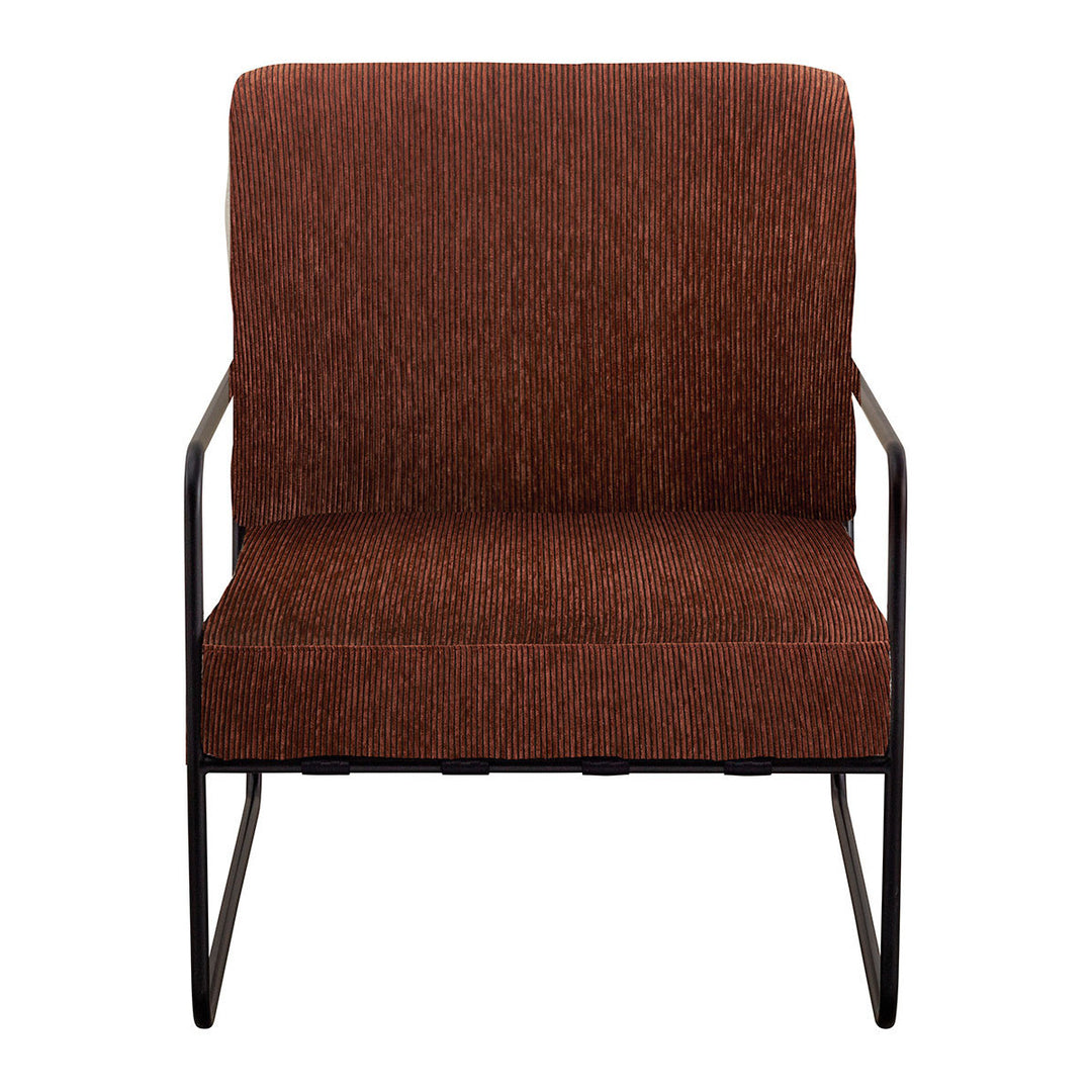 Gaspard Armchair - Brick Red Corduroy