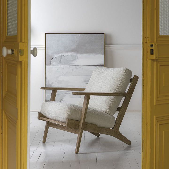 Jules Armchair - Cream Boucle