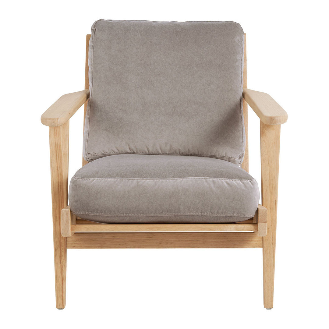 Jules Armchair - Pearl Grey Velvet