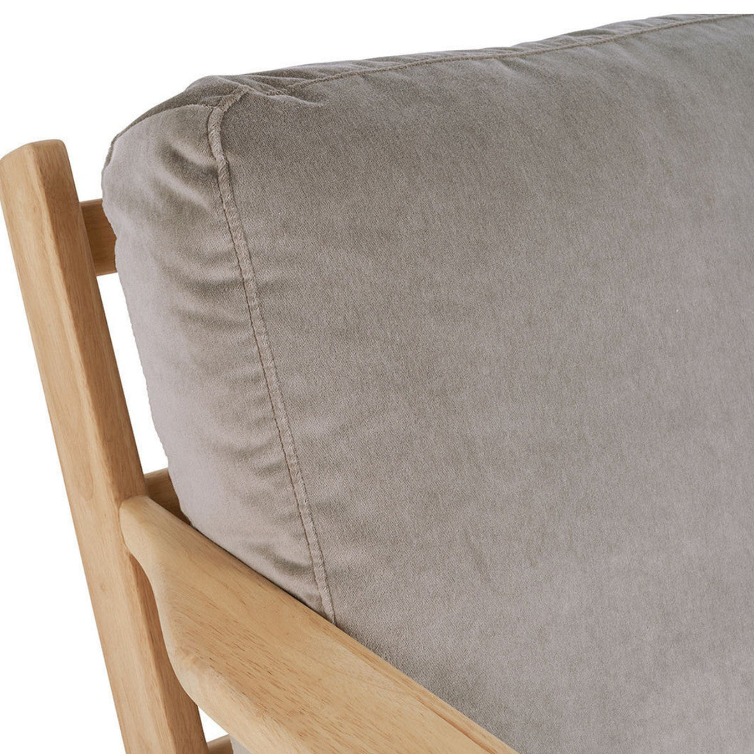Jules Armchair - Pearl Grey Velvet