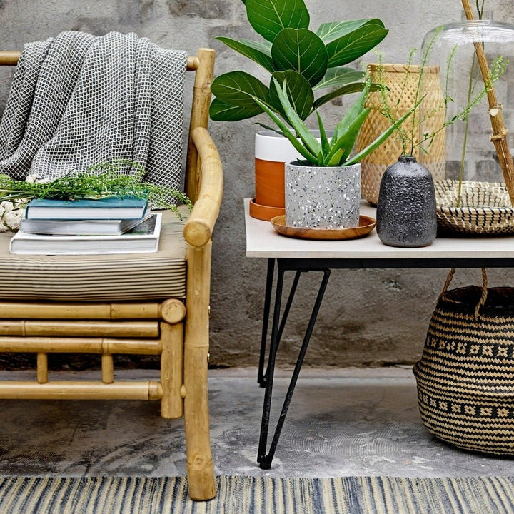 Outdoor Mundo Fiber Cement Coffee Table - Natural Bloomingville 4