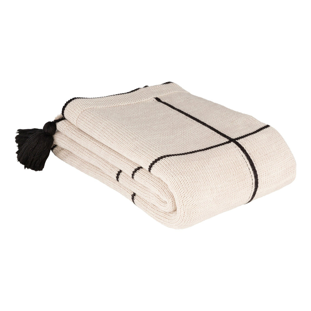 Fleck Knitted Throw 152x127cm Keiichi 3