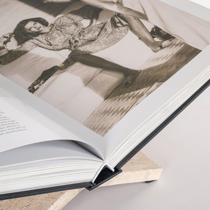 Belice Travertine Book Stand - Beige Richmond 5