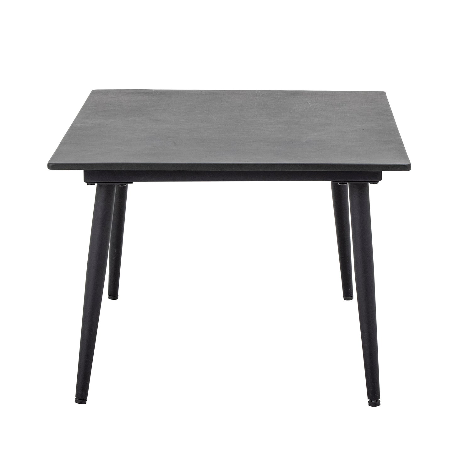 Bloomingville Outdoor Pavone Cement Coffee Table in Black