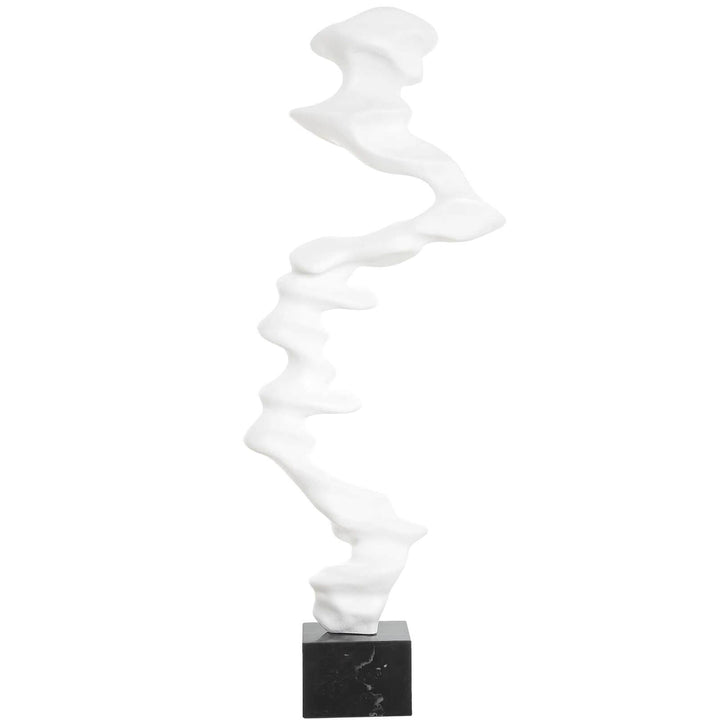 Flux Indoor Outdoor White Sculpture