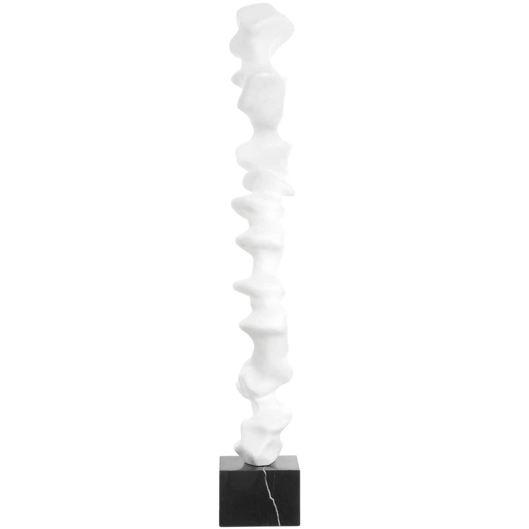 Flux Indoor Outdoor White Sculpture
