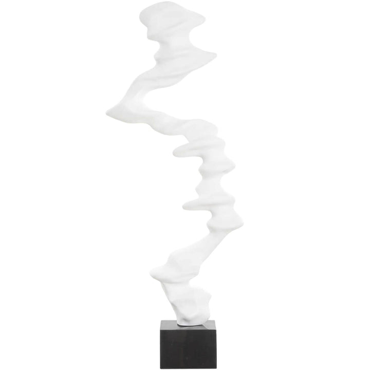 Flux Indoor Outdoor White Sculpture
