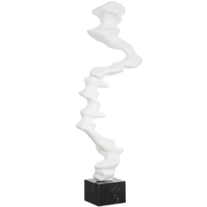 Flux Indoor Outdoor White Sculpture