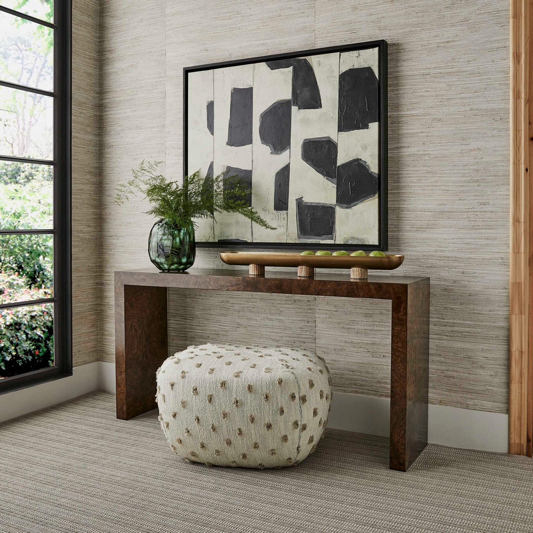 Ingrain Console Table - Cocoa Brown