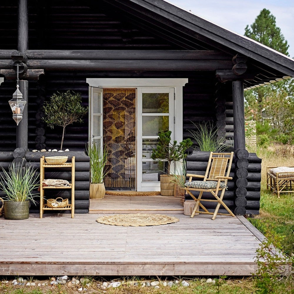 Elit Set of 2 Outdoor Mendong Grass Baskets - Natural Bloomingville 2