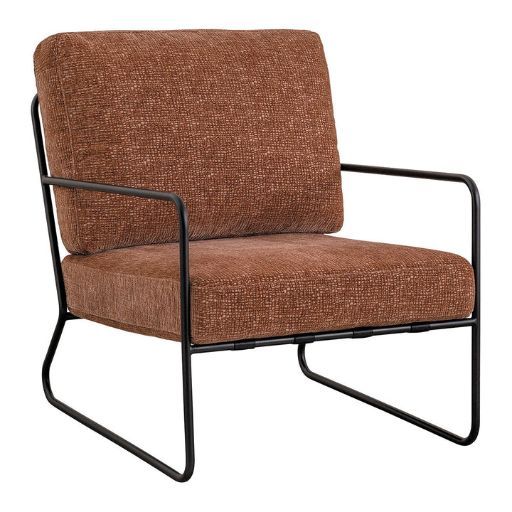 Gaspard Armchair - Rosewood Jacquard Velvet