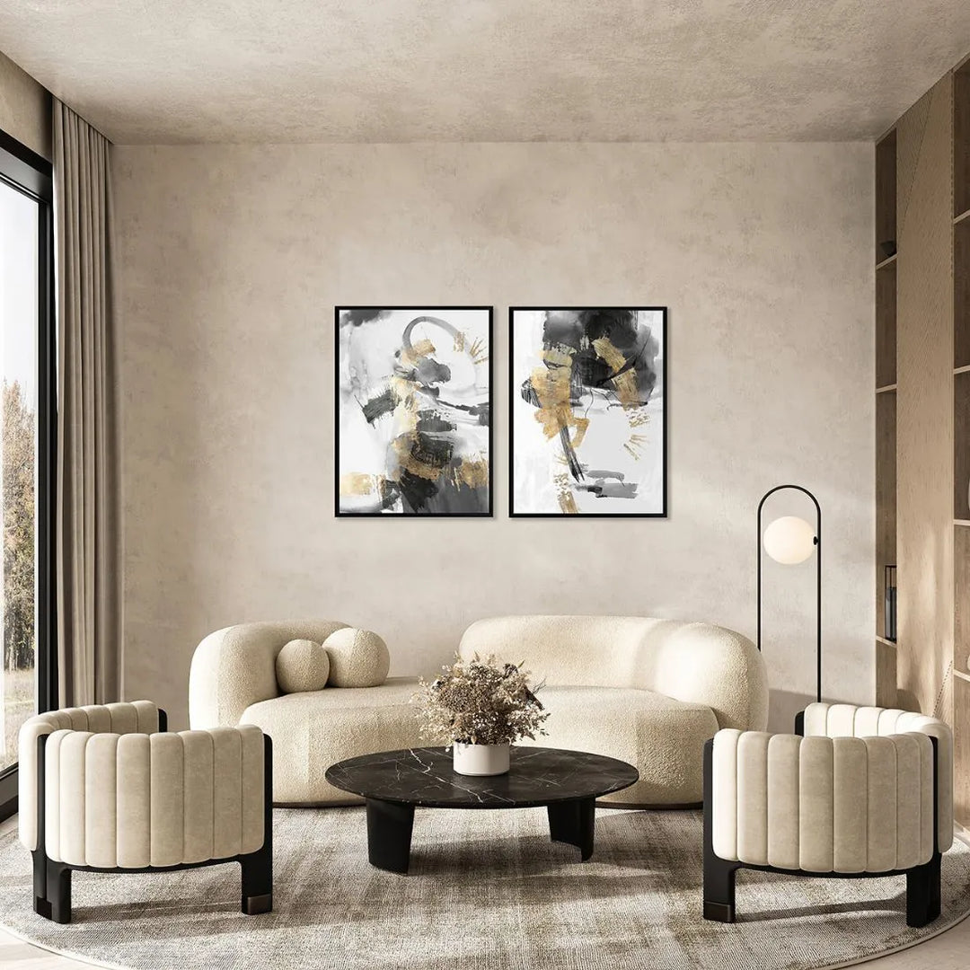 Golden Field II Framed Canvas