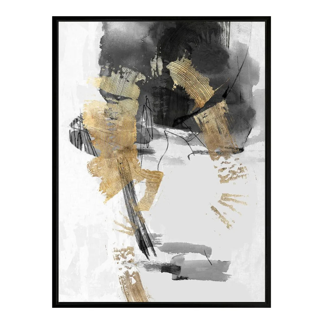 Golden Field II Framed Canvas