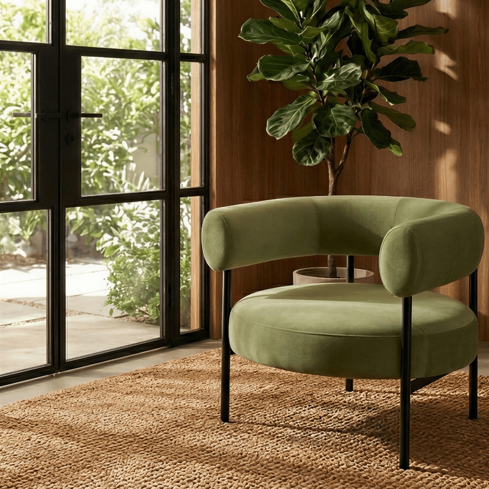 Eclipse Occasional Chair (Crib 5) - Olive Green