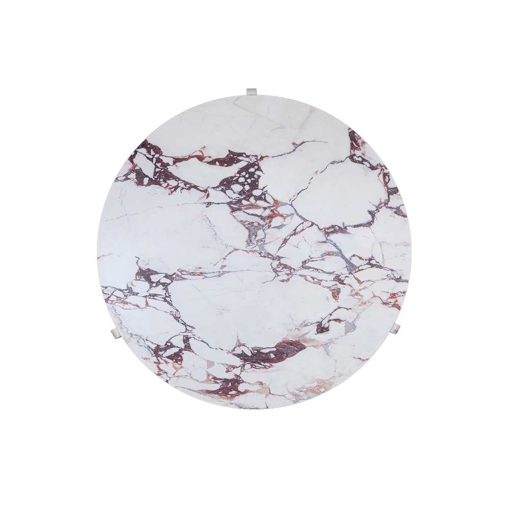 Halo Marble Effect Coffee Table - Violetta