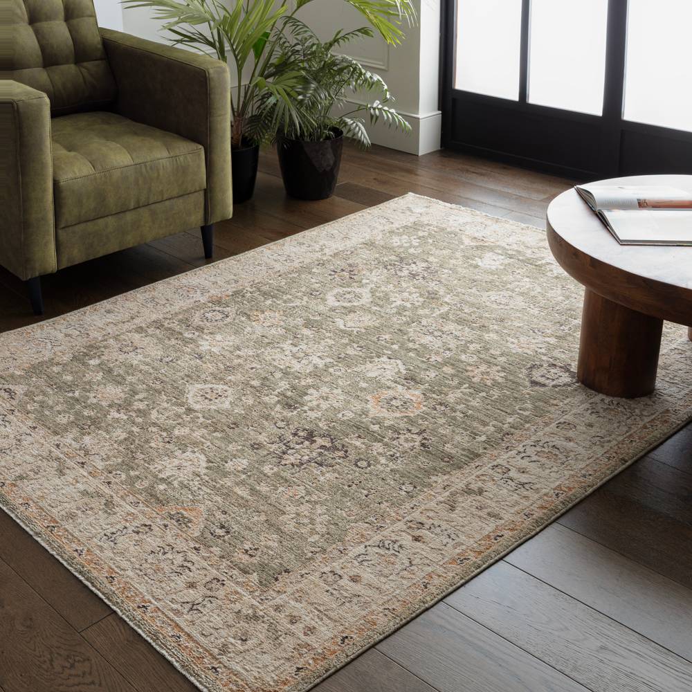 Heriz Ornate Rug - Green