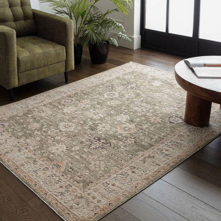 Heriz Ornate Rug - Green