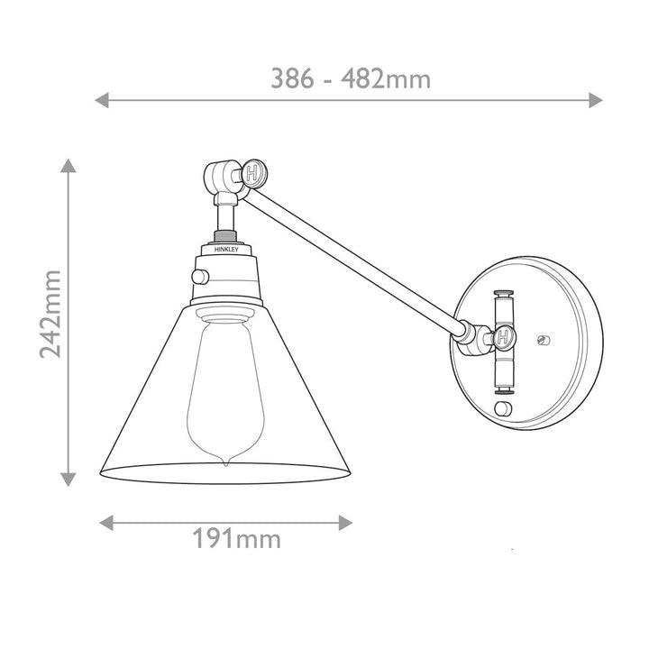 Arti Wall Light - Heritage Brass