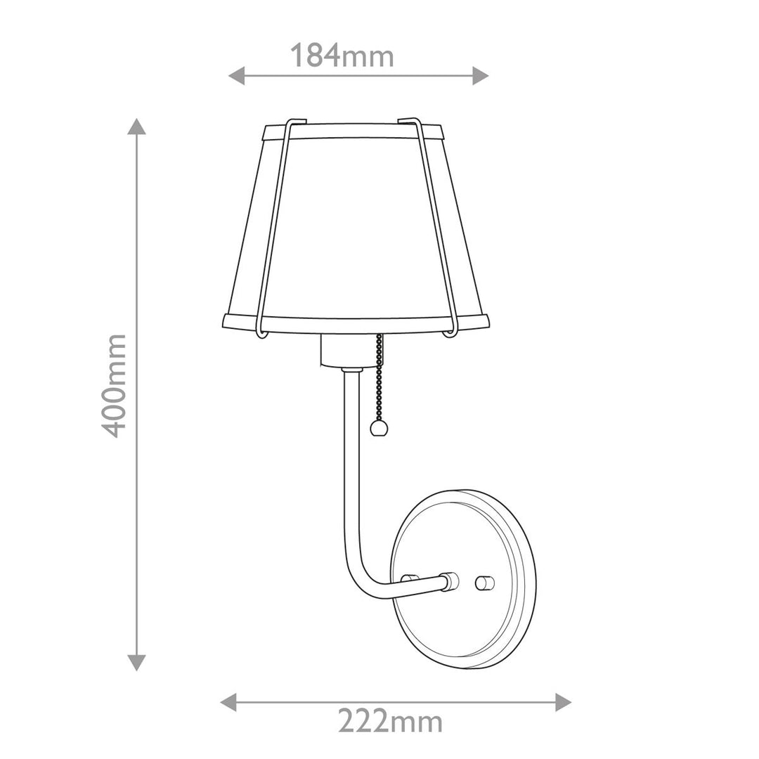 Clarke Wall Light - Black