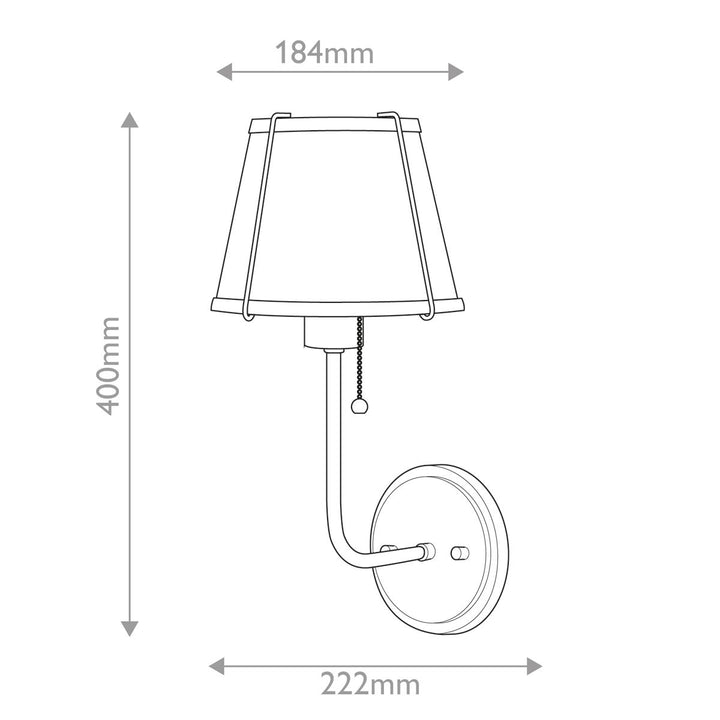 Clarke Wall Light - Black