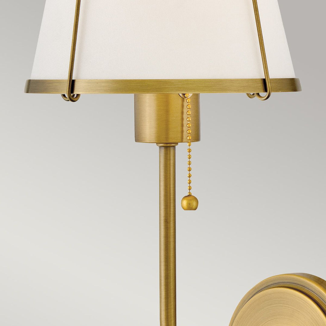 Clarke Wall Light - Darkened Brass