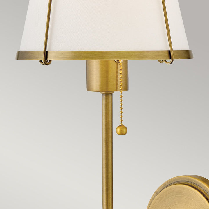 Clarke Wall Light - Darkened Brass