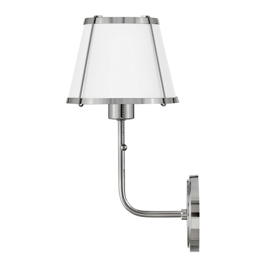 Clarke Wall Light - Polished Nickel