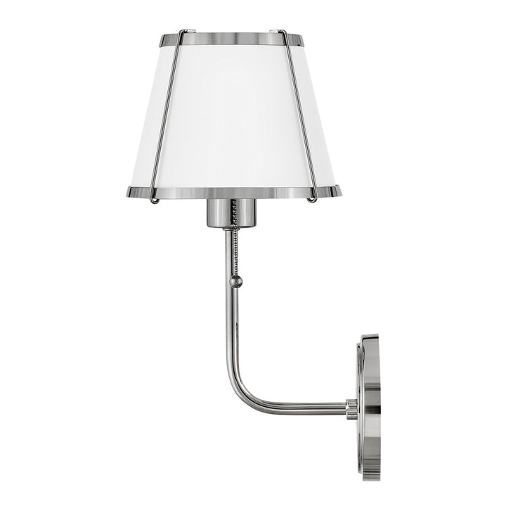 Clarke Wall Light - Polished Nickel