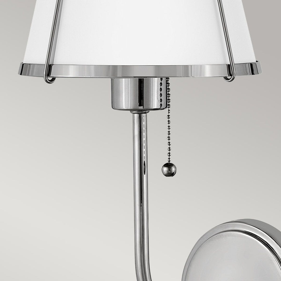 Clarke Wall Light - Polished Nickel