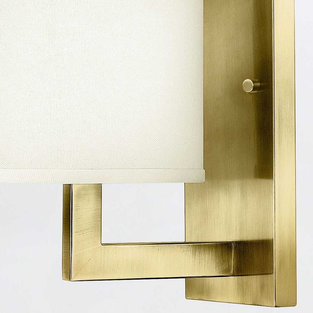 Hampton 1 Wall Light - Brushed Brass