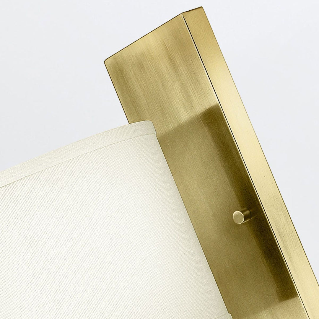 Hampton 1 Wall Light - Brushed Brass