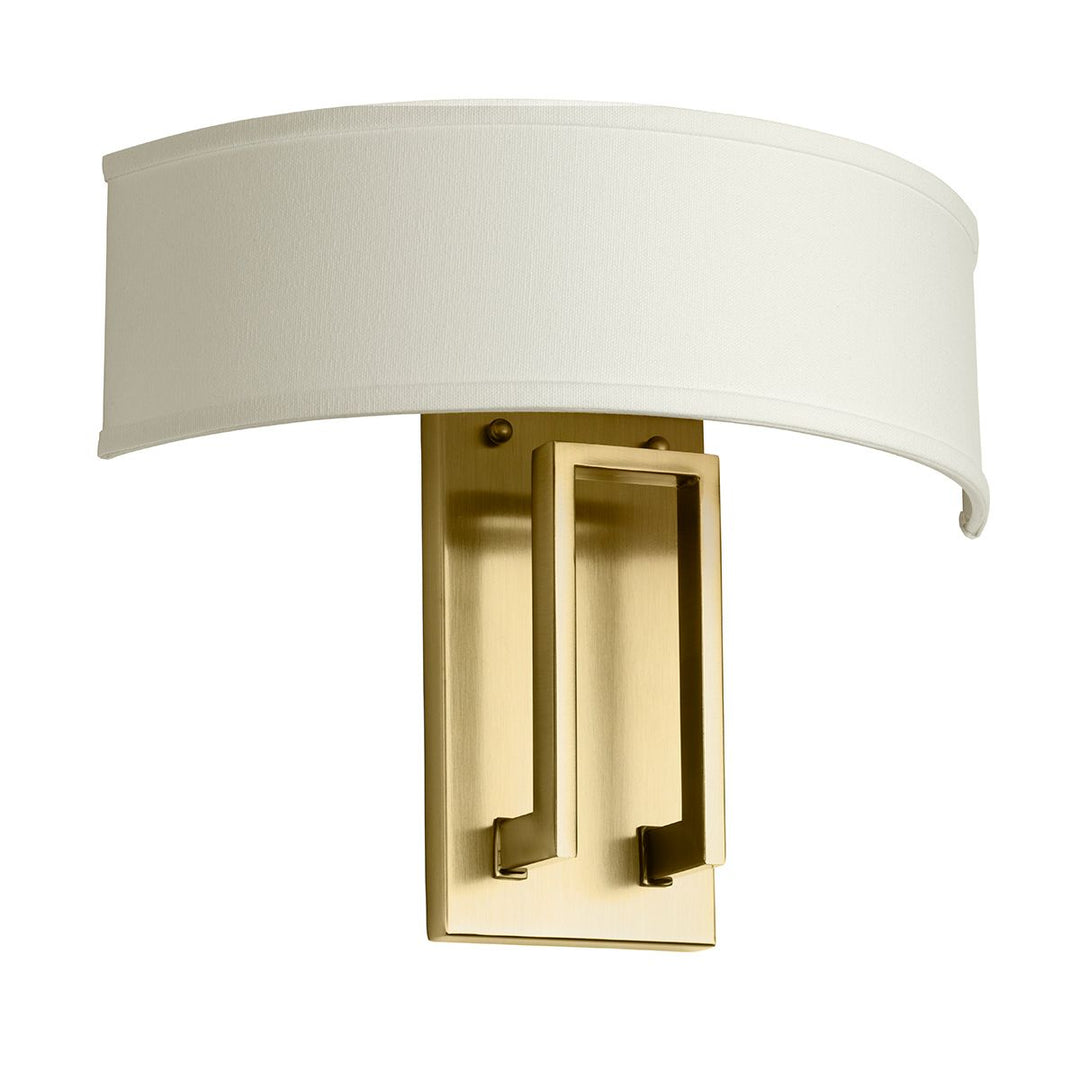 Hampton 2 Wall Light - Brushed Brass