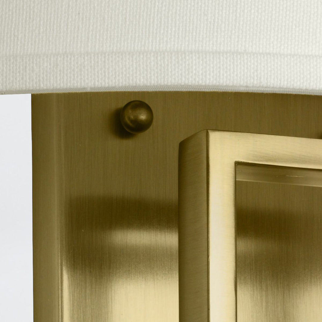 Hampton 2 Wall Light - Brushed Brass