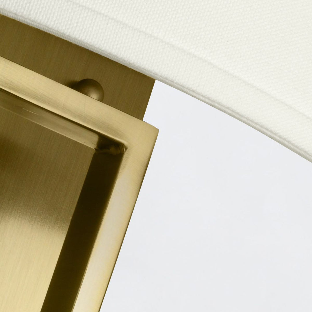 Hampton 2 Wall Light - Brushed Brass