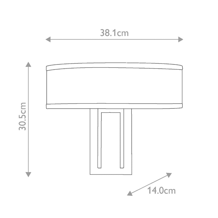 Hampton 2 Wall Light - Brushed Brass