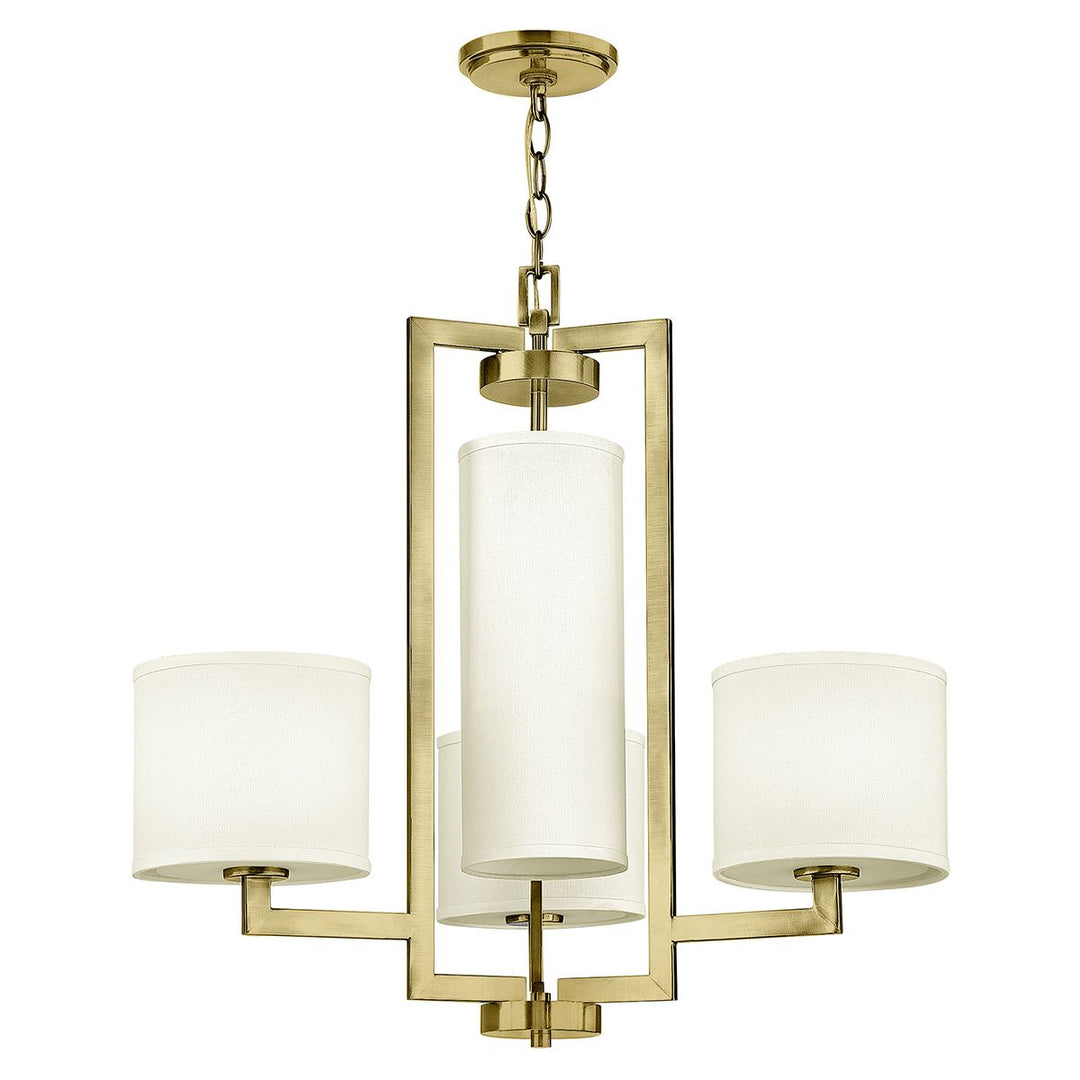 Hampton Chandelier - Brushed Brass