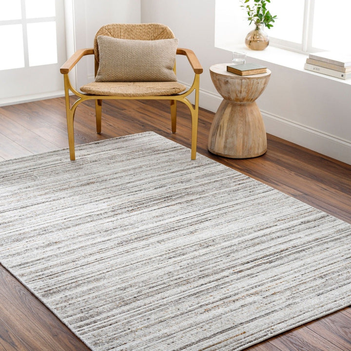 Hollister Hand Loomed Rug - Grey Keiichi 2