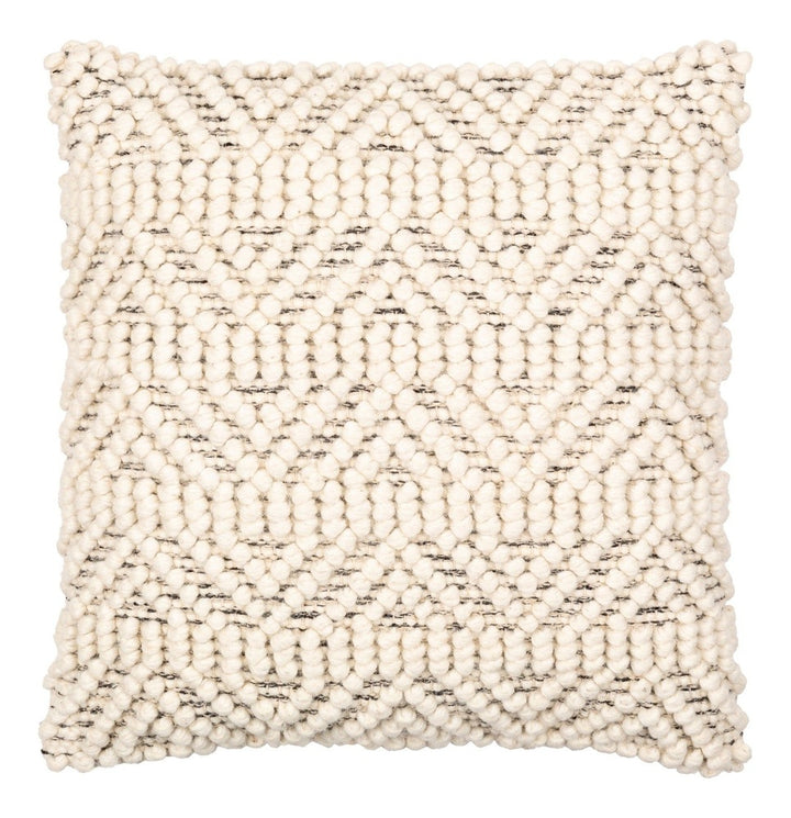 Hygge Hand Woven Cushion 51x51cm - Black & Cream Keiichi 1