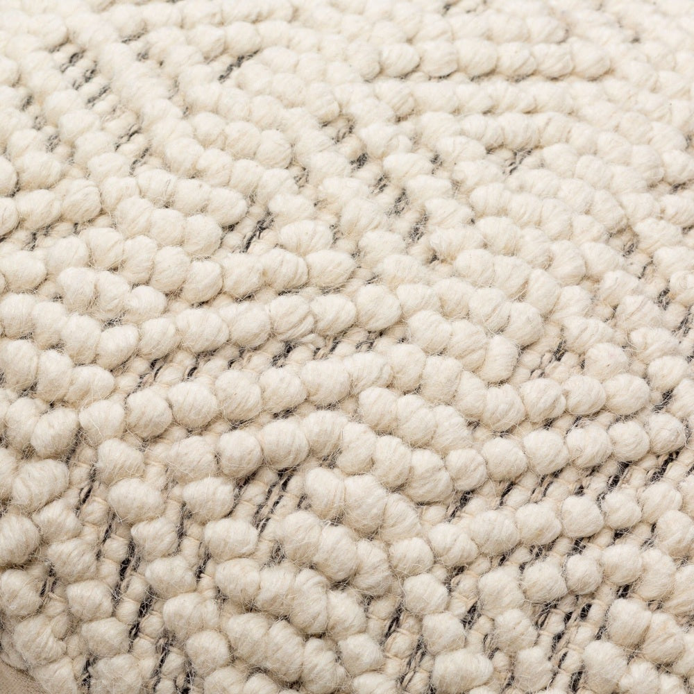 Hygge Hand Woven Cushion 51x51cm - Black & Cream Keiichi 4