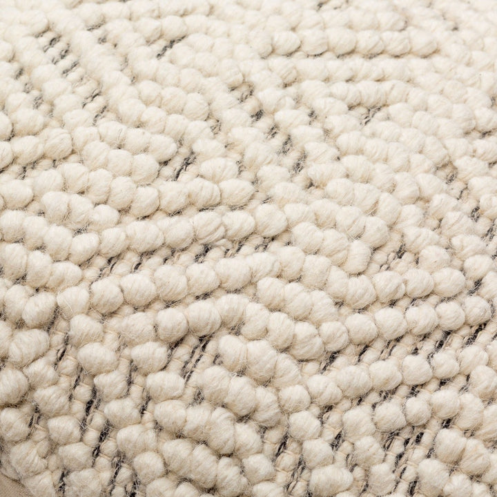 Hygge Hand Woven Cushion 51x51cm - Black & Cream Keiichi 4