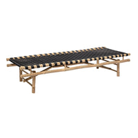 Bloomingville Outdoor Vida Bamboo Daybed in Black