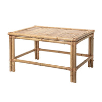 Bloomingville Outdoor Sole Bamboo Coffee Table in Natural