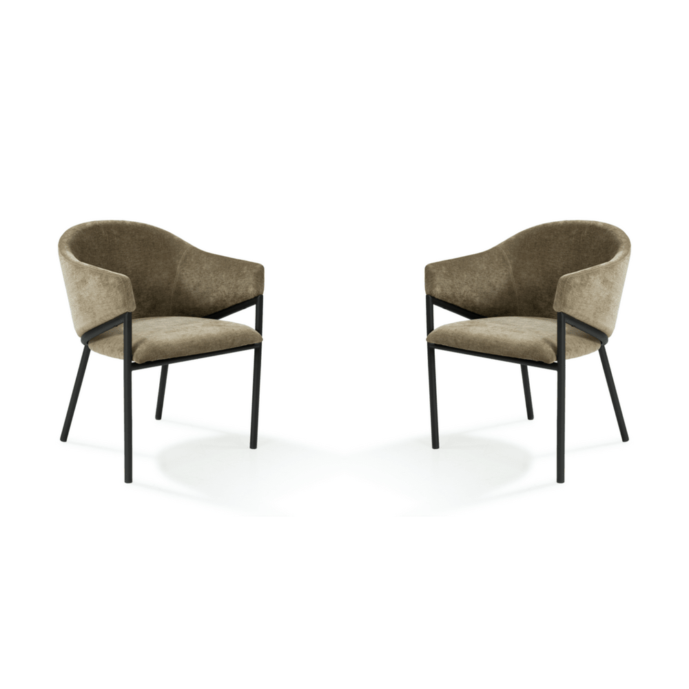 Aidan Set of 2 Armchairs - Olive Tommy Franks 1