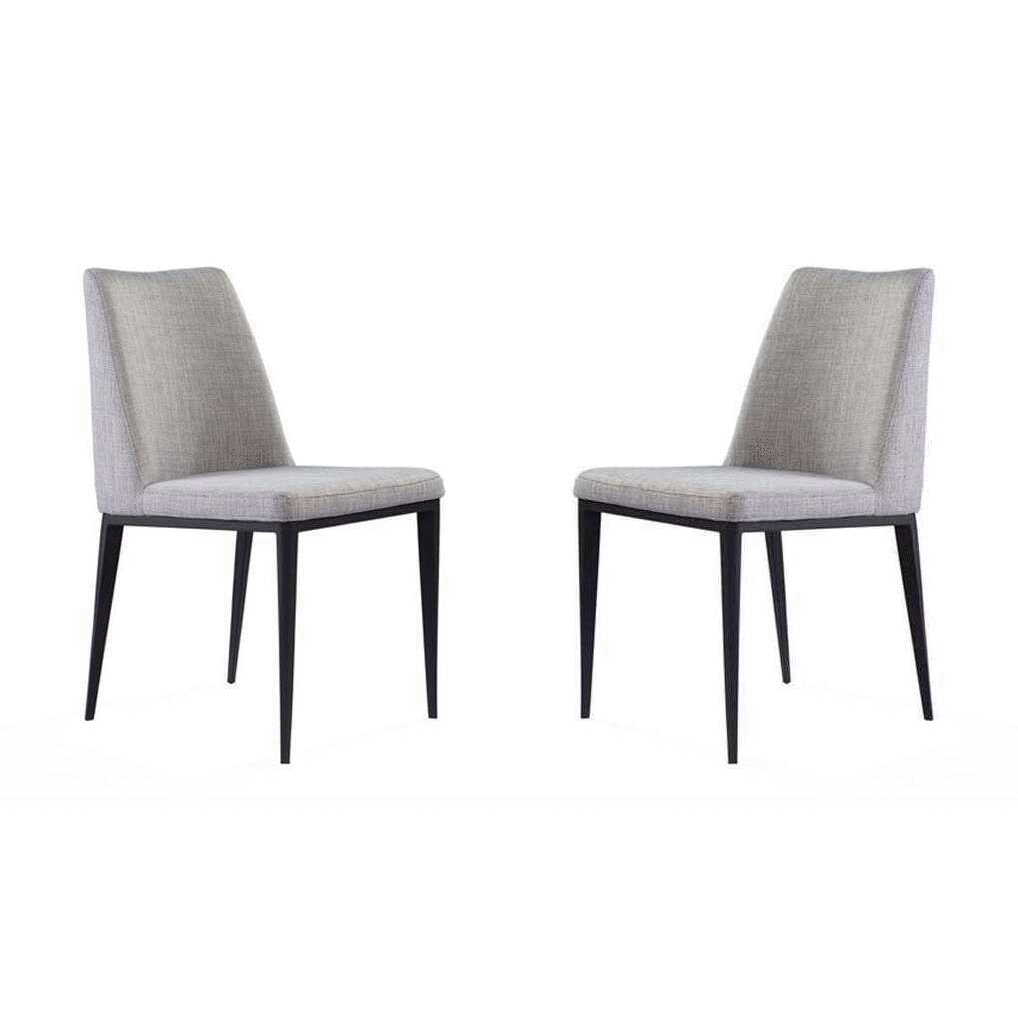 Medici Set of 2 Dining Chairs - Cool Grey Tommy Franks 1